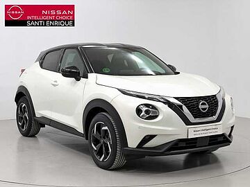 Nissan Juke 1.0 DIG-T 114 N-CONNECTA DCT 5P (BITONO) Lunar White + Midnight Black Metalizado